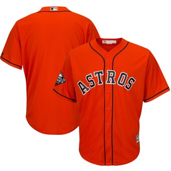Men's Houston Astros Majestic Orange 2019 World Series Bound Cool Base Stitched MLB Jersey